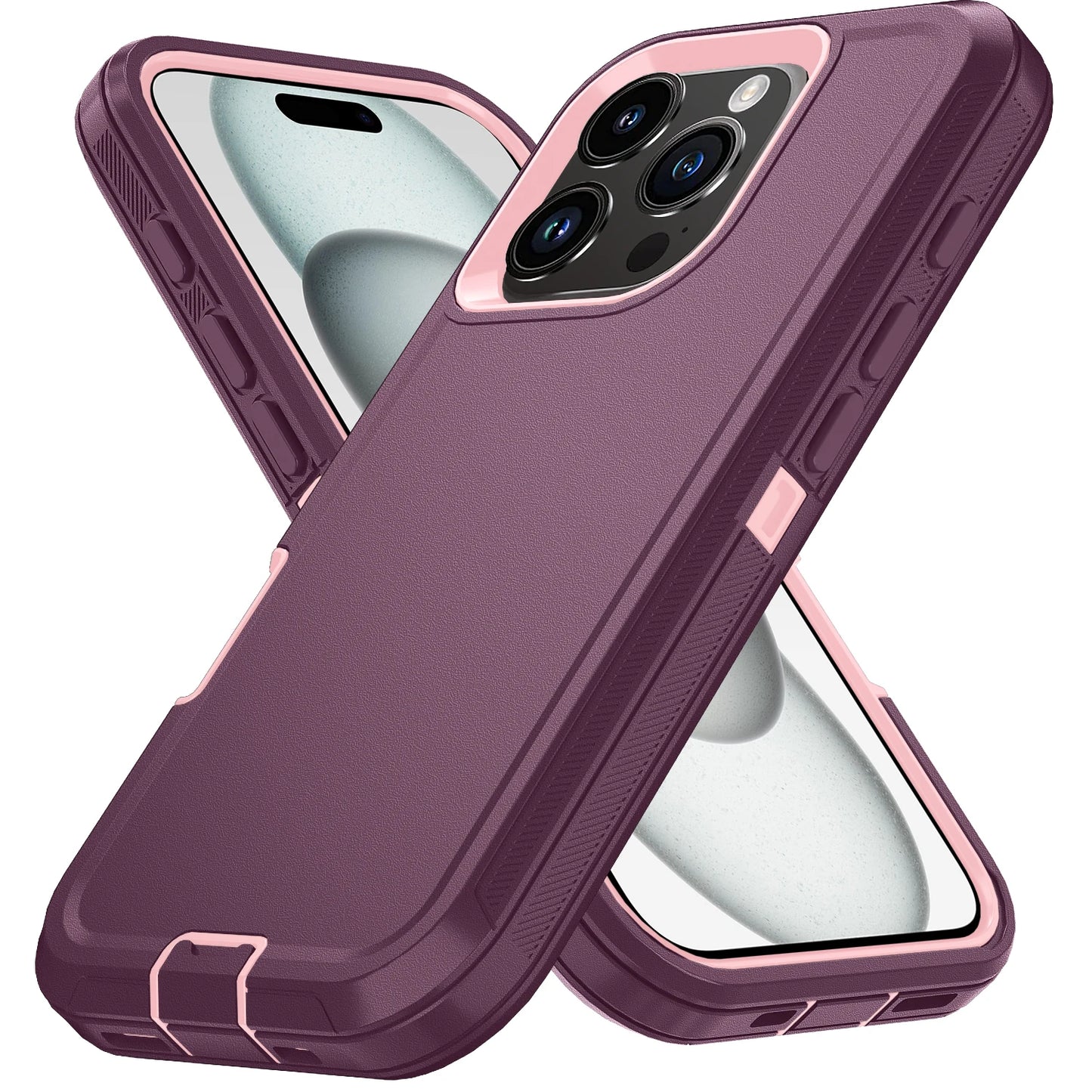 Armor Defender iPhone Case with Stand – PC + TPU