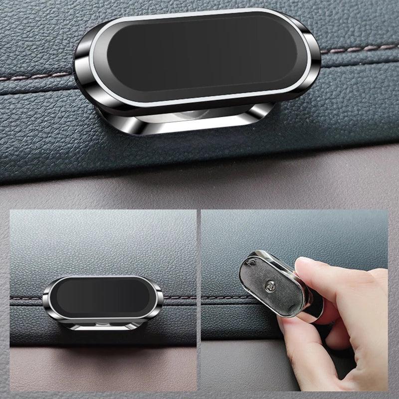 Simple Mini Strip Shape Magnetic Car Phone Holder Car Accessories 9*2.4MMN40 Strong Magnetic Magnets Nano-markless Glue - Urbizia