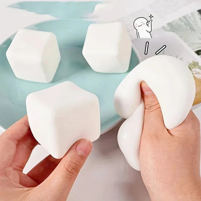 1Pc Shaping Tofu Soft Pinch Slow Rebound Squeeze Toy for Kids Adult Pop Fidget Toys Children Sensory Entertainment Games Gifts