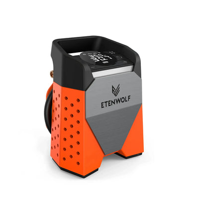 ETENWOLF ZEPHYR S3 Portable Tire Inflator 100% Duty Cycle 160 PSI Car Air Compressor 7800mAh For Cars Motorcycles Balls (New)