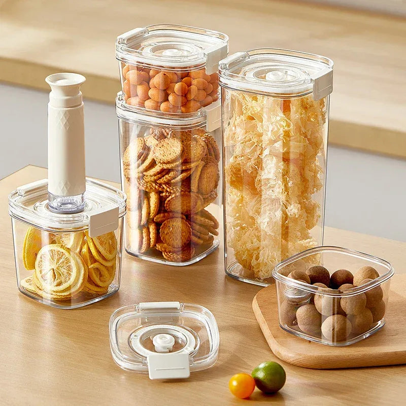 Vacuum Sealed Food Storage Jar for Coffee & Cereals