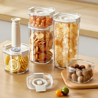Vacuum Sealed Food Storage Jar for Coffee & Cereals