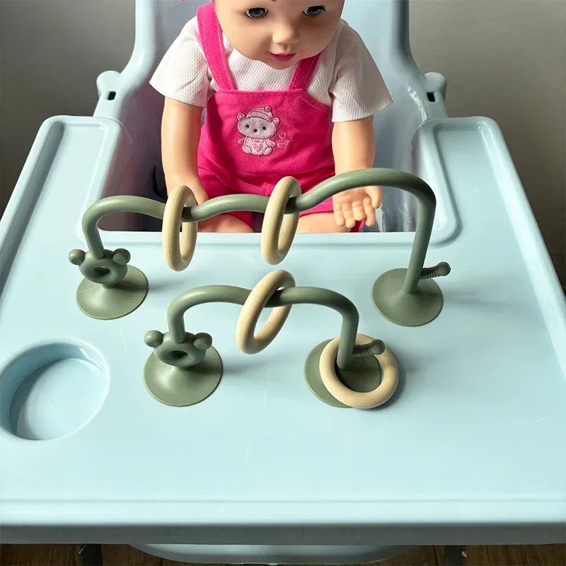 Silicone Baby Educational Puzzle Toy – Bead Wrap Learning Game - Urbizia