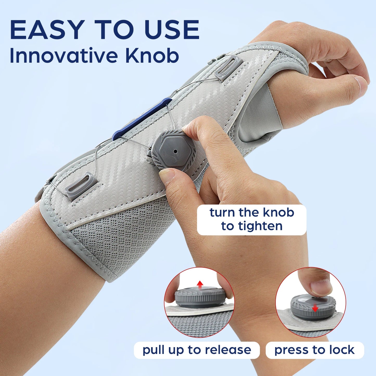 Carpal Tunnel Wrist Brace Support Adjustable Hand Brace for Men & Women Tendonitis Sprained Arthritis Pain Wrist Splint Sleeves