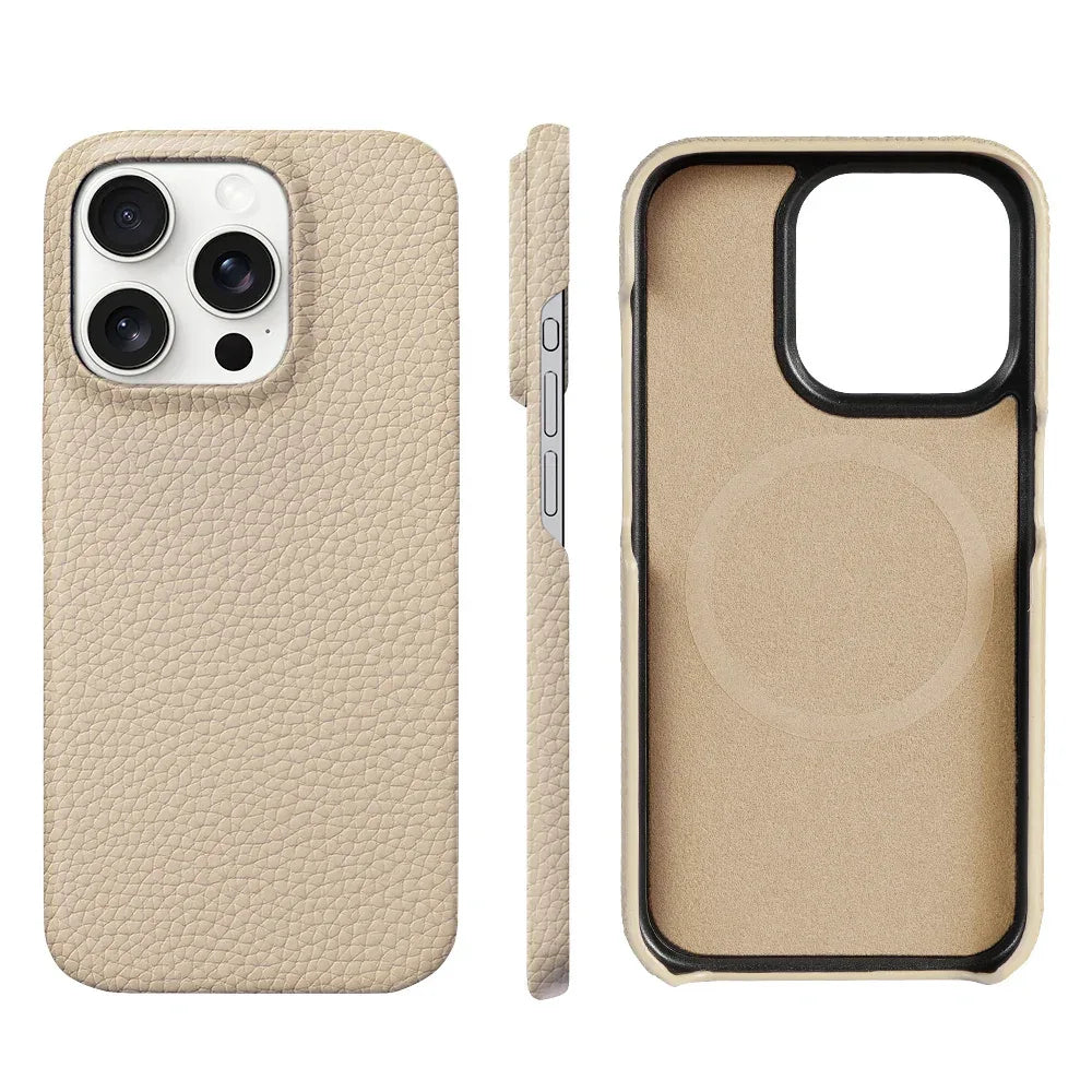LANGSIDI MagSafe Genuine Leather Case for iPhone 15 & 16