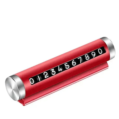 Adjustable Car Temporary Parking Number Plate – Aluminum Alloy - Urbizia