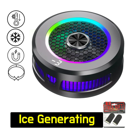 15W Ice Effect Semiconductor Phone Cooler with Magnetic Clip