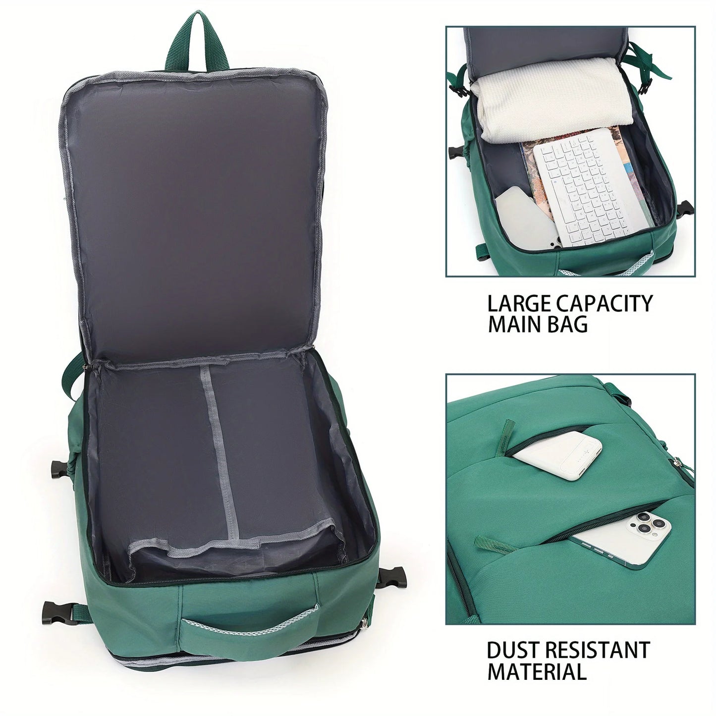 Hiking backpack for men and women laptop backpack school student schoolbag, casual simple travel backpack