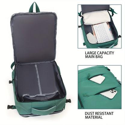 Hiking backpack for men and women laptop backpack school student schoolbag, casual simple travel backpack