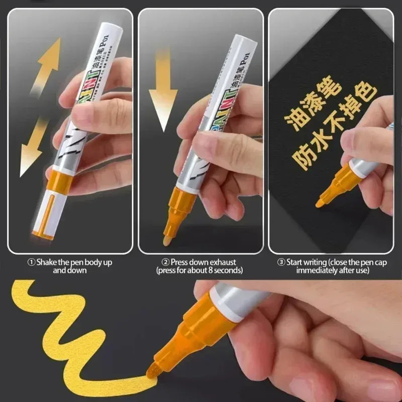 Car Scratch Repair Paint Pen – Waterproof Touch Up Marker - Urbizia