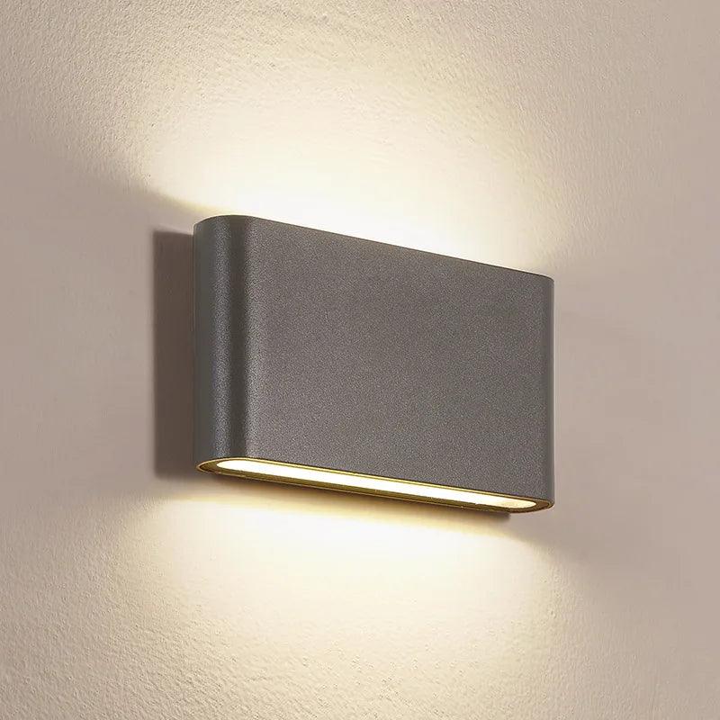 IP65 Waterproof Aluminum LED Wall Sconce – 6W or 12W, Up-Down Light