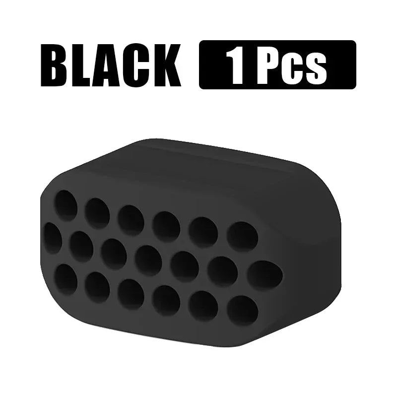 Silicone Jaw Exerciser Facial Toner & Jawline Fitness Ball Neck Toning Equipment Facial Beauty Tool Double Chin Exerciser - Urbizia