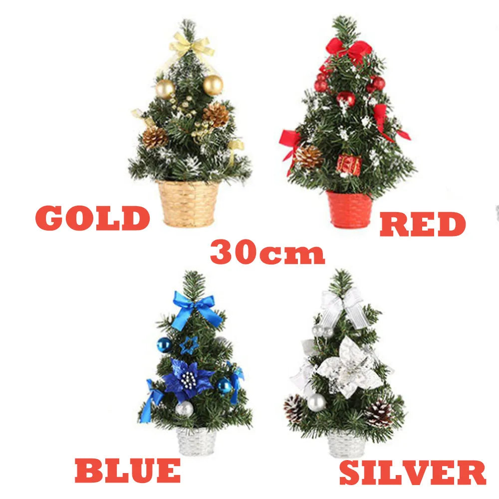 Mini Tabletop Christmas Tree – 30cm Holiday Decoration