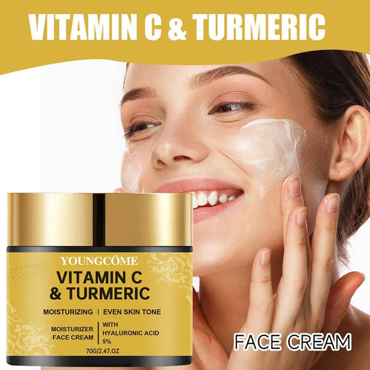 Turmeric Vitamin C Face Cream for Bright & Firm Skin