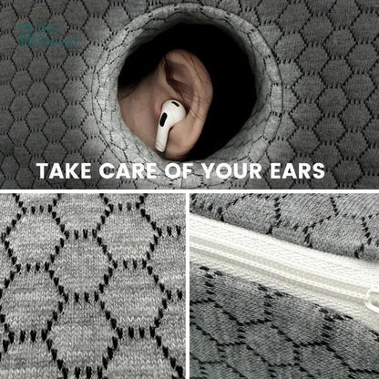 Ear Piercing Pillow for Side Sleepers, CNH and Ear Pain Ear Inflammation，with an Ear Hole Sleeping Pillow, Ear Guard Pillow - Urbizia