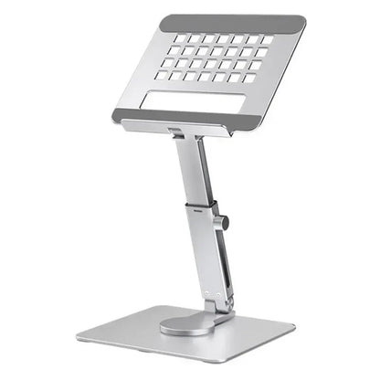 Aluminum Tablet Stand 360°Rotating Folding Adjustable Desk Holder Mount Riser for iPad Pro Air 4 Mini 12.9 4-14 Inch Xiaomi Tab - Urbizia