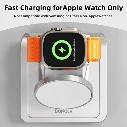 Bonola Magnetic 3 in 1 Wireless Charger for iPhone 17/16/15/13/14/12 30W Wireless Charging Station for Apple Watch/AirPods Pro