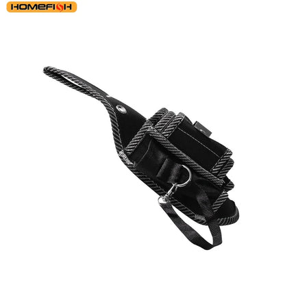 HOMEFISH Simple Waist-Hung Tool Bag, Drill Storage Holster, Multifunctional Pocket Waist Pack for Electrician Repair