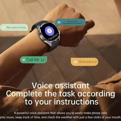 New Watch 5 Smart Watch 5 Pro Men HD AMOLED Screen GPS Heart rate Bluetooth Call IP68 Waterproof Man Smartwatch Holiday Gifts - Urbizia