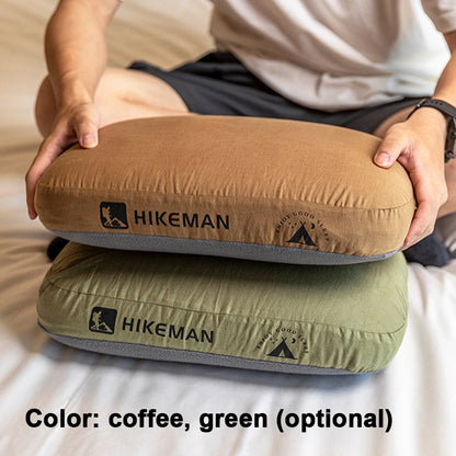 Soft Slow Rebound Memory Foam Pillow Outdoor Camping Travel Cervical Pillow NoonBreak Pillow Neck Support Sleeping