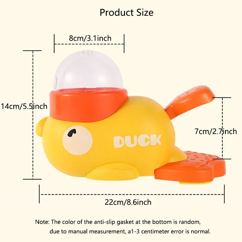 Little yellow duck pet leaking device pet interactive toys educational training device pet feeding device puppy leaking toys - Urbizia