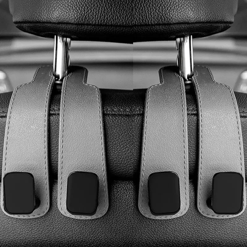 Car Headrest Hooks Hanger for Bags Seat Back Organizer Holder Clips Auto Fastener Hooks Car St - Urbizia