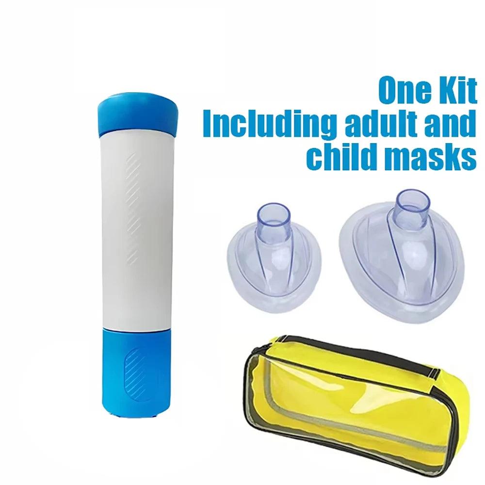 Auto CPR First Aid Choking Rescue Device Outdoor Home CPR Choking Emergency Equipment Adult Children Breath Rescue Anti Asphyxia
