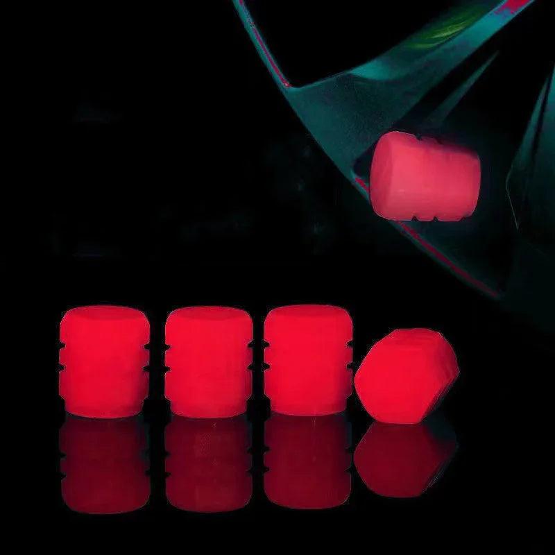 Luminous Fluorescent Car Tire Valve Stem Caps