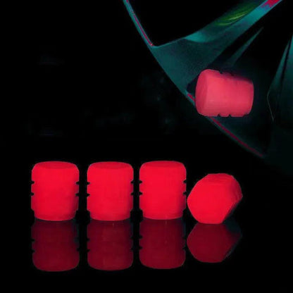 Luminous Fluorescent Car Tire Valve Stem Caps