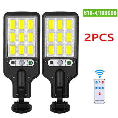 Newest Solar LED Light 300000LM Outdoor Solar Lamp Of Motion Sensor 4 Mode Waterproof IP65 Solar Garden Light Street Yard Lanter - Urbizia