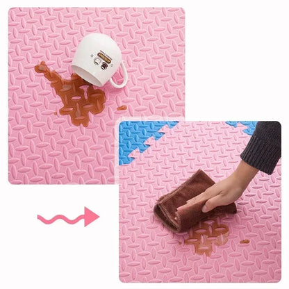 16pcs Foam Baby Play Mat – Interlocking Puzzle Floor Tiles - Urbizia