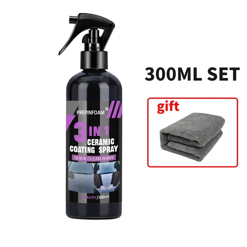 3 in 1 Car Ceramic Nano Coating Liquid Coatin Nano Crystal Hydrophobic Layer Polishing Paint Coating Agent Polish Nanos Coatings - Urbizia