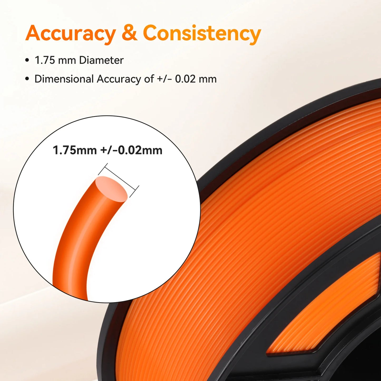 TECBEAS PLA Claissc 3D Printer Filament Neatly Wound Coloful High Toughness 1.75mm FDM For Fast Delivery Support Custom Colors