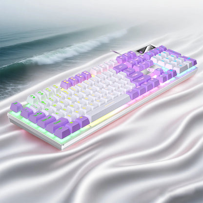 YINDIAO K500 Wired  Keyboard Gaming  Laptop Desktops PC Computer Office Accessories Low Profile Gamer Keyboards With Numpad