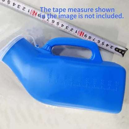1200ml Leakproof Male Urinal Bottle with Handle, Portable Toilet for Car, Travel, Camping, Outdoor, Elderly & Disabled