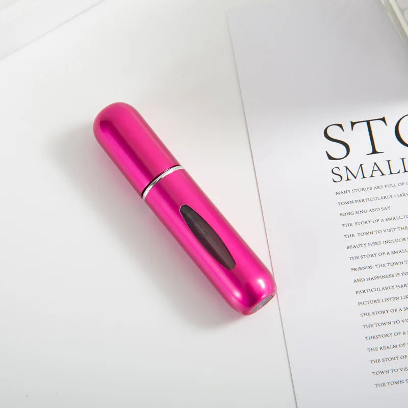 1/3/5/10pcs travel Leak portable mini perfume bottle with Bottom Fill Function aluminum refillable 5ml spray bottle