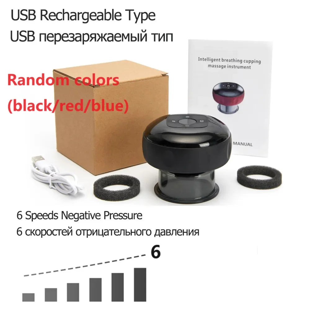 Electric Cupping & Heating Therapy Massager – Neck & Body