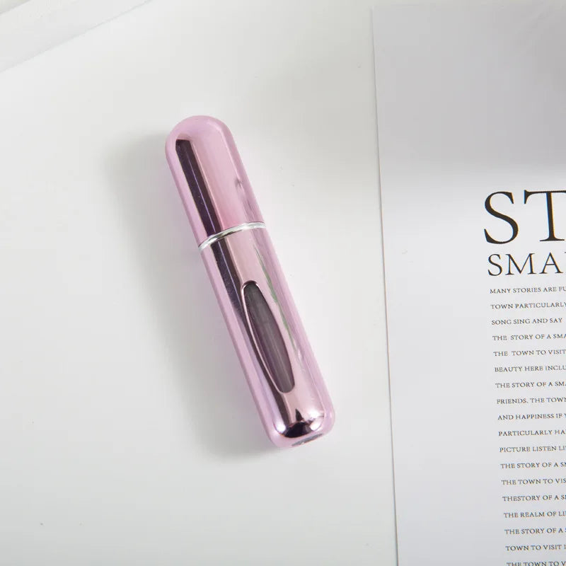 1/3/5/10pcs travel Leak portable mini perfume bottle with Bottom Fill Function aluminum refillable 5ml spray bottle