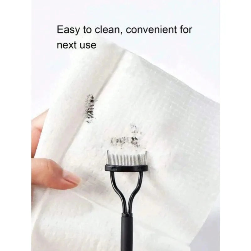 Ergonomic Eyelash Comb Separator – Curved Styling Tool