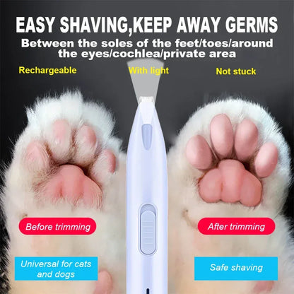 Dog Hair Trimmer Electric Dog Cutter Professional Pet Foot Hair Trimmer Cat Grooming Hairdresser Scissors Butt Ear Pedicator - Urbizia