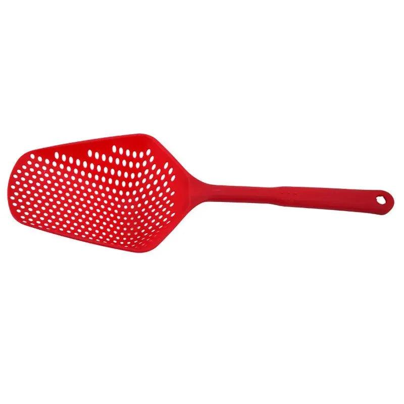 Large Kitchen Strainer Spoon Funnel Oil Filter Ladle