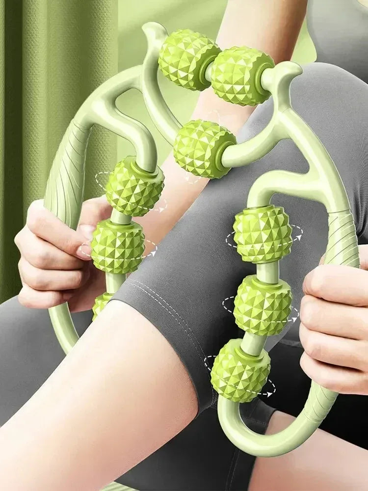 Circular Leg Massager - 12-Round Slimming & Muscle Relaxation Equipment for Thighs and Calves, Leg Toning Artifact - Urbizia
