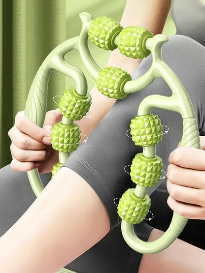 Circular Leg Massager - 12-Round Slimming & Muscle Relaxation Equipment for Thighs and Calves, Leg Toning Artifact - Urbizia