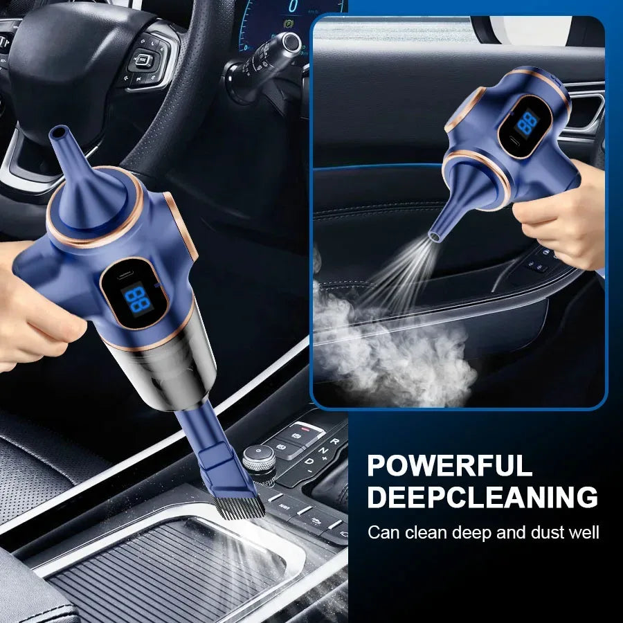 NEW ABS Wireless Car Vacuum Cleaner Home Appliance Sofa Office High-Power Household Cleaning Machine Mini Vacuum Carpet Cleaner - Urbizia