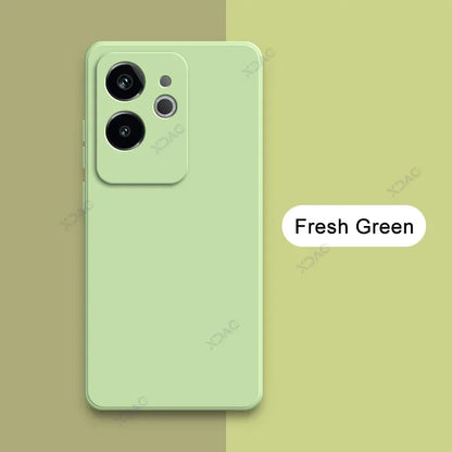 Luxury Dual Layer Cellphone Case for Realme GT6 GT 6 China 5G Full Camera Protection Soft Square Liquid Silicone Cover RealmeGT6