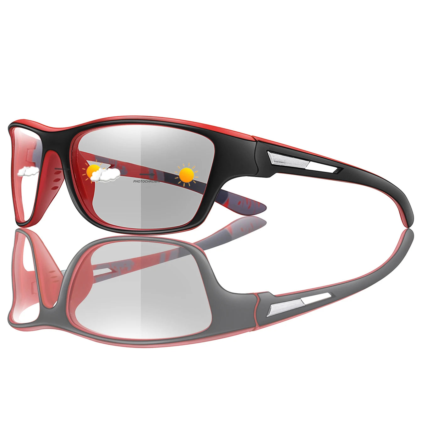 Photochromic Motorcycle Sunglasses Men Women Outdoor Cycling Driving Hiking Eyewear Fishing UV400 Protection Goggles