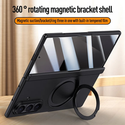 For Samsung Galaxy Z Fold 7 Case Luxury Magsafe Ring Stand Magnetic Protective Back Cover case For Z Fold 7 Sleeve
