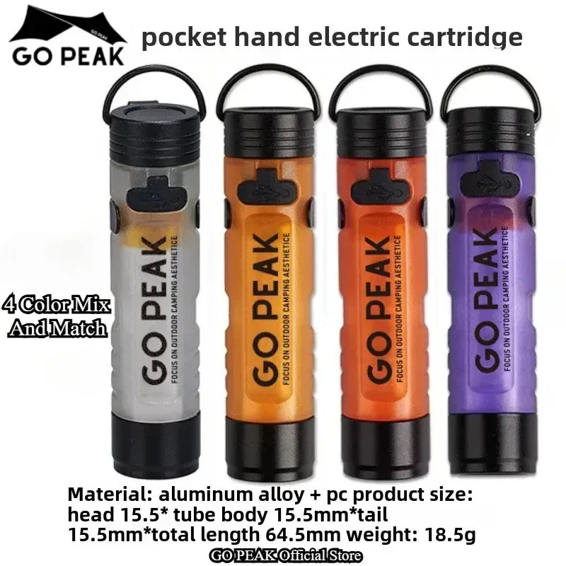 GOPEAK Pocket Mini Flashlight Outdoor Key Clip Cap Ambient Led Long Endurance Disaster Relief Emergency 5050 Small Light - Urbizia