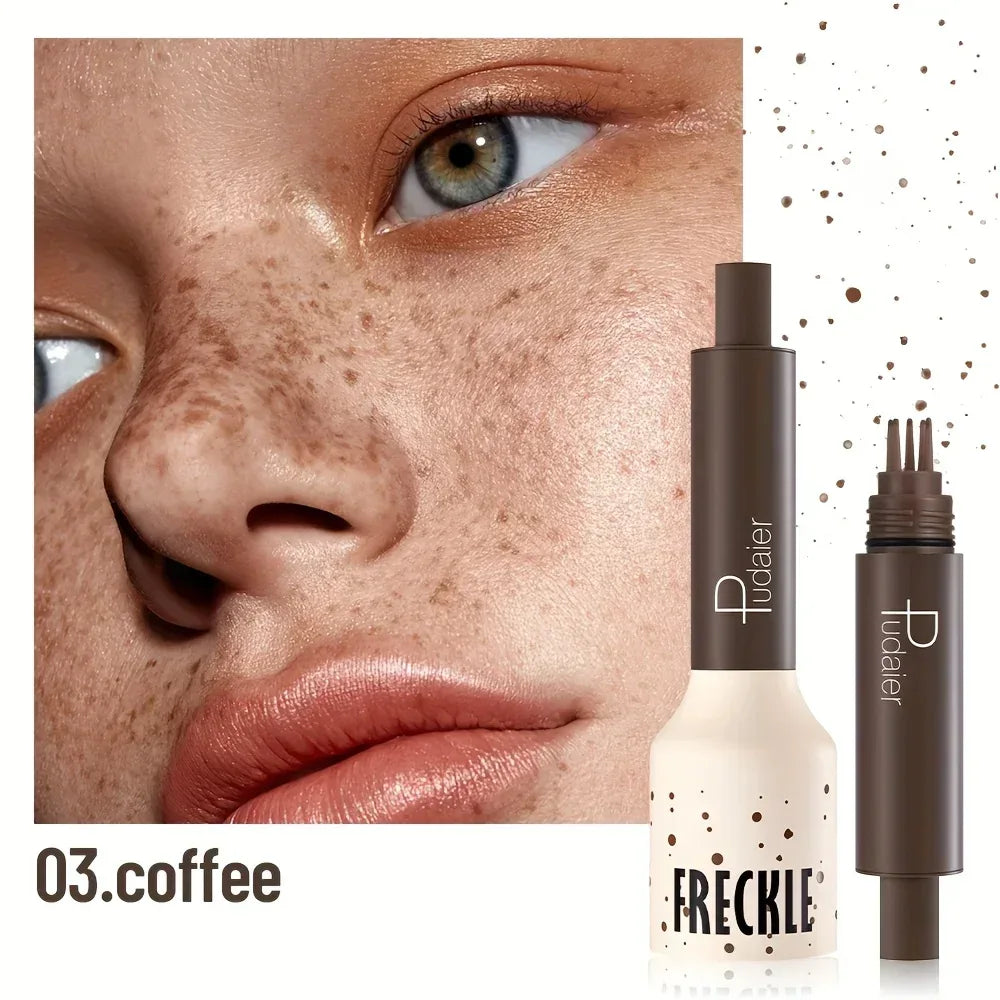 Freckle Stamp Makeup Pen Waterproof, Natural Look Dot Freckles, Long Lasting, Sweatproof, Beginner Friendly - Urbizia