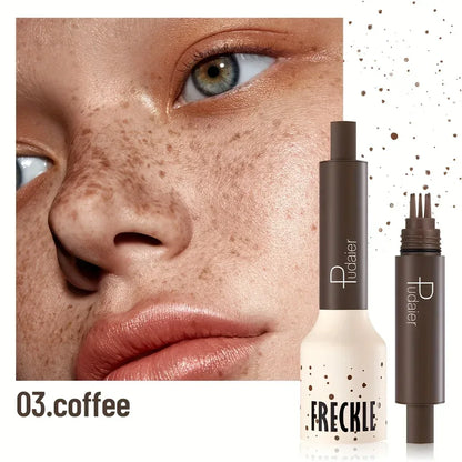 Freckle Stamp Makeup Pen Waterproof, Natural Look Dot Freckles, Long Lasting, Sweatproof, Beginner Friendly - Urbizia